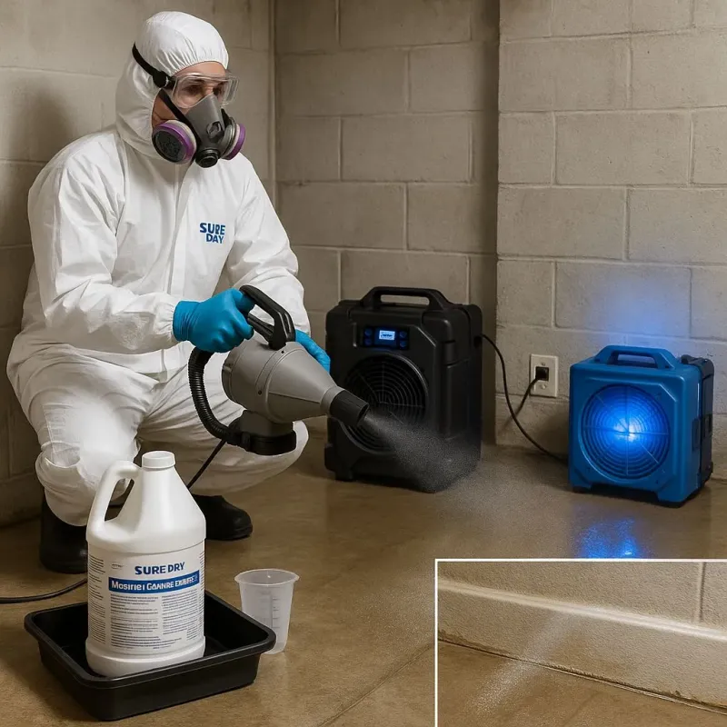 Sanitization and Odor Removal process in La Crescenta-Montrose, CA