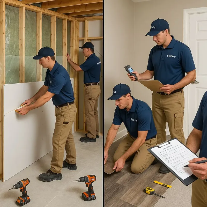 Repairs and Reconstruction process in La Crescenta-Montrose, CA